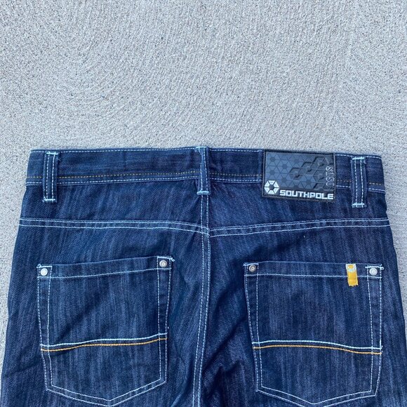 Vintage Y2K Southpole dark wash baggy jean - Picture 3 of 4